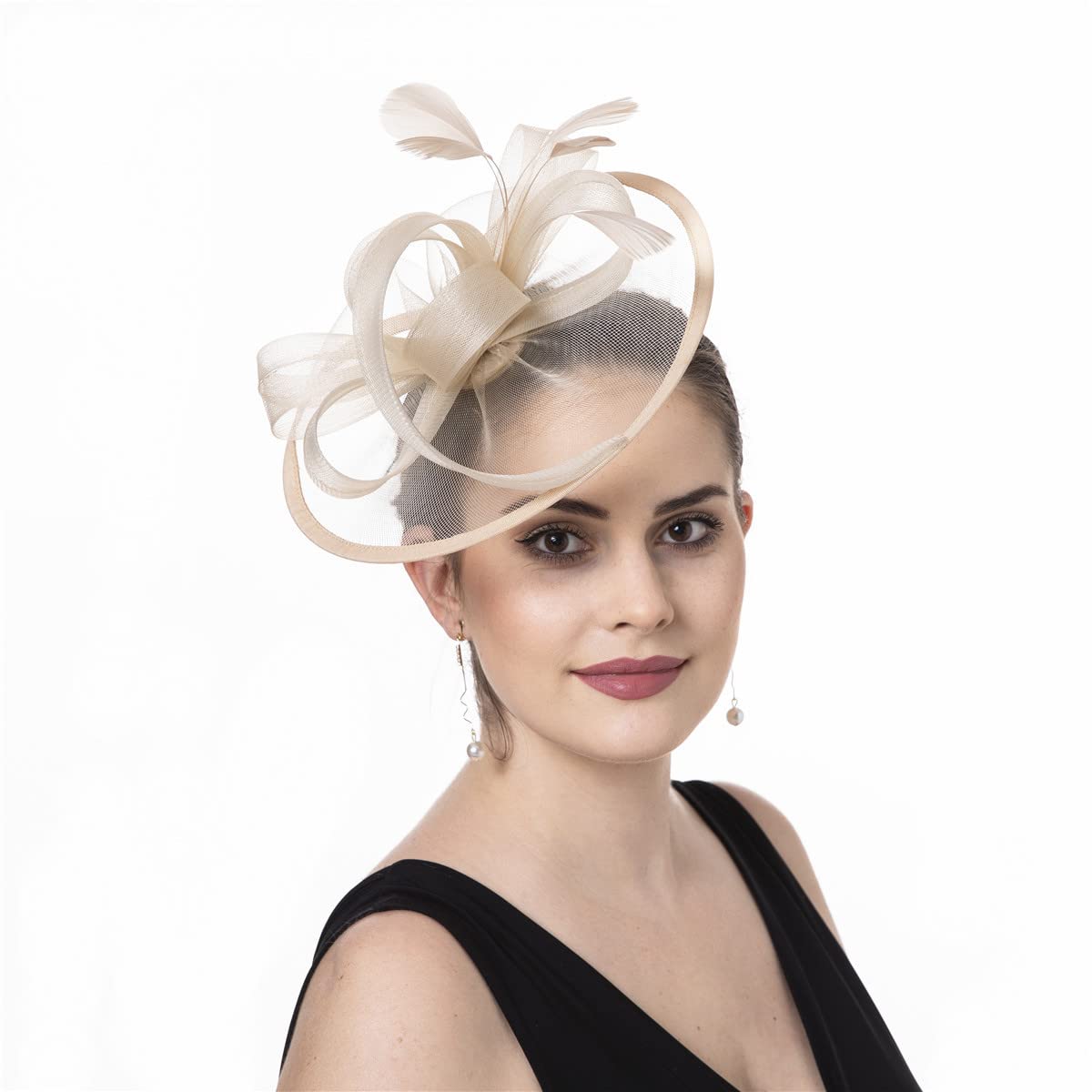 Trending Scorching Sale Girls's Hair Equipment: Church Hats and Feather Fascinators for Weddings