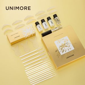 Unimore Korea Premium Eyelash Lifting Set – Skilled Eyelash and Forehead Lash Carry Package with Non-public Label